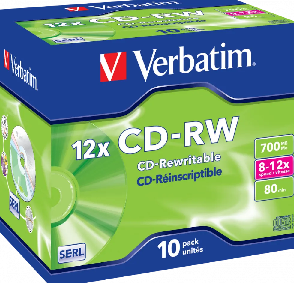 CD-RW DataLifePlus 8-12X High Speed(10)
