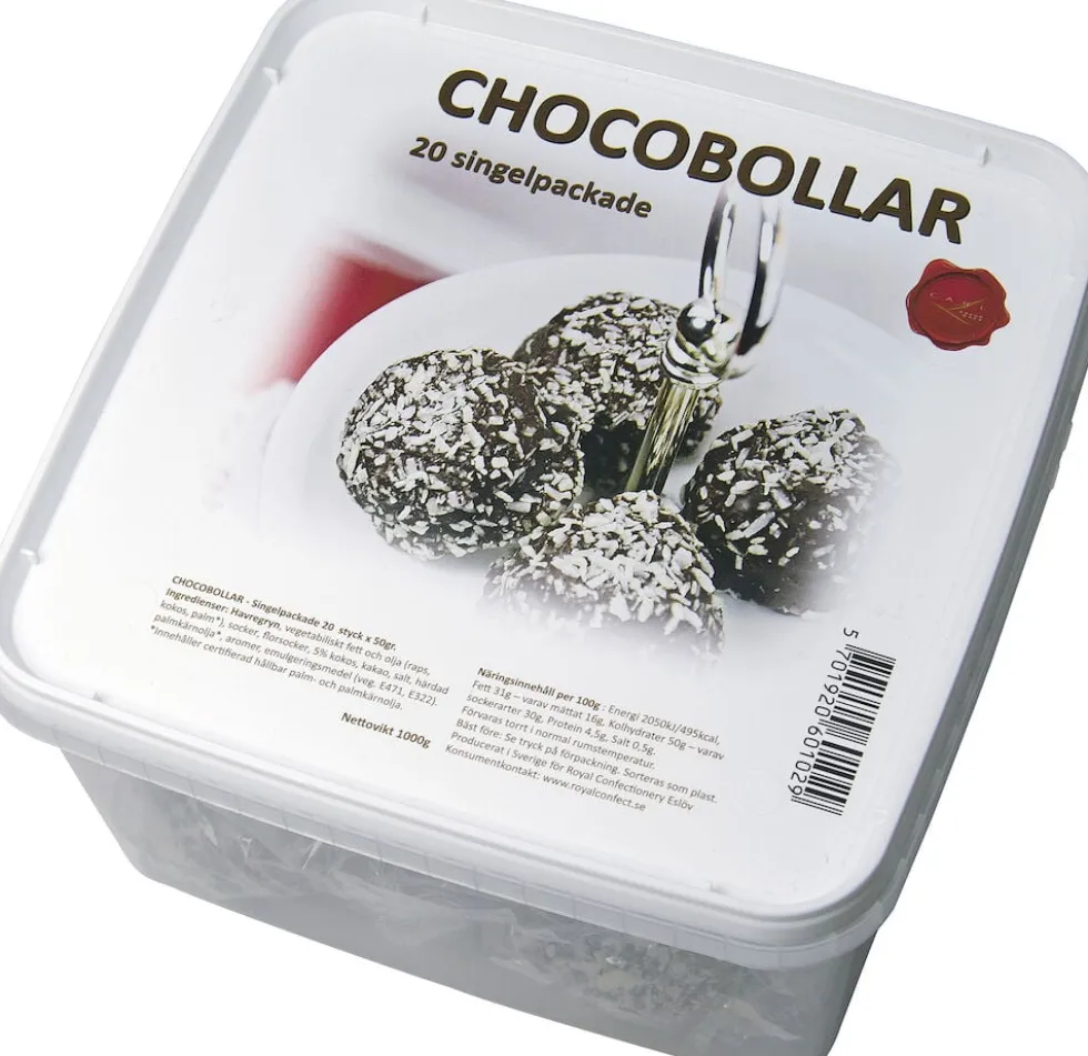 Chokladbollar 20st, 1kg