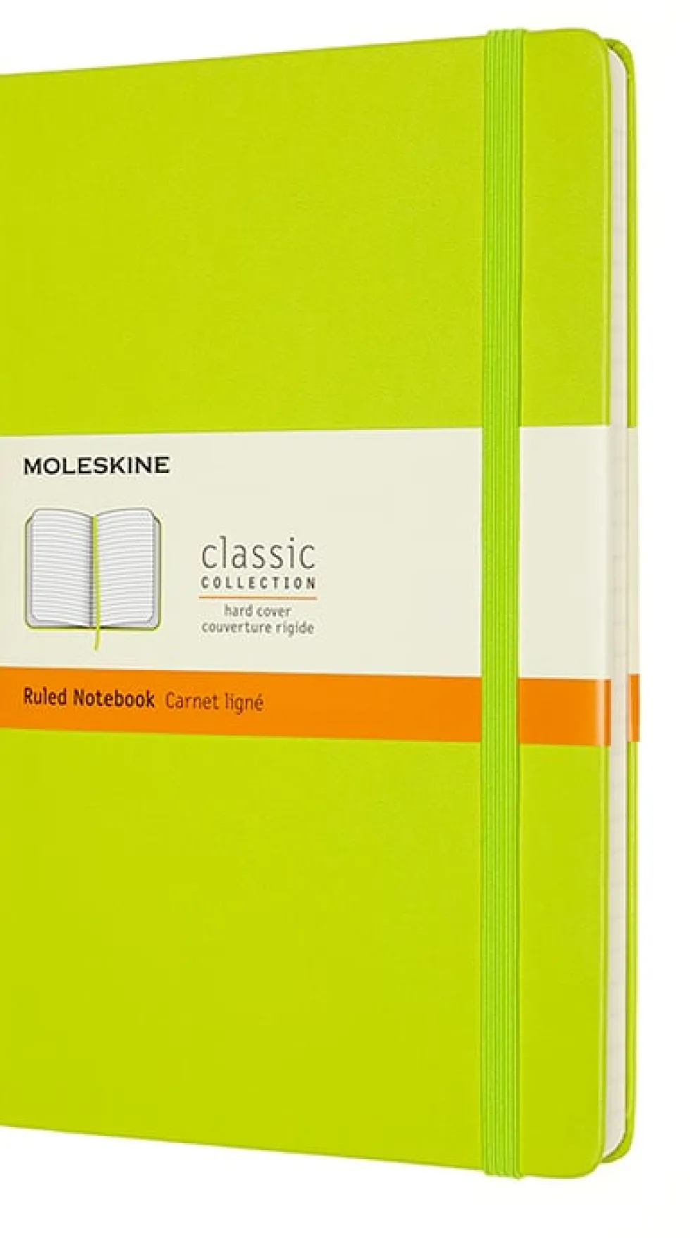Classic Hard Linjerad Large Lemon Green