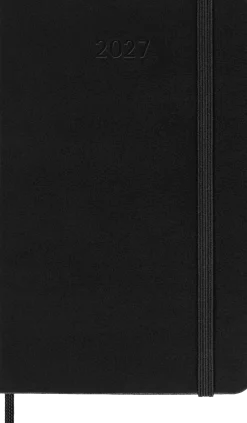 Classic Hard 12M Weekly Horizontal Pocket Svart 2027