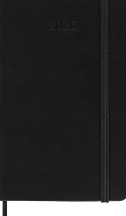 Classic Hard 12M Weekly Horizontal Pocket Svart 2026