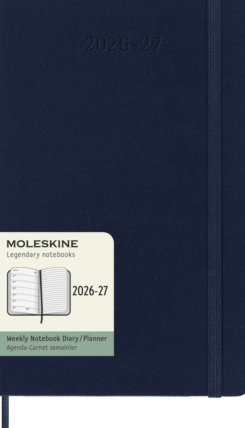 Classic Hard 18M 26/27 Week Note Large Sapphire Blue