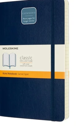 Classic Soft Expanded Linjerad Large Blå
