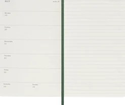 Classic Soft 12M Week Note Pocket Myrtle Green 2027