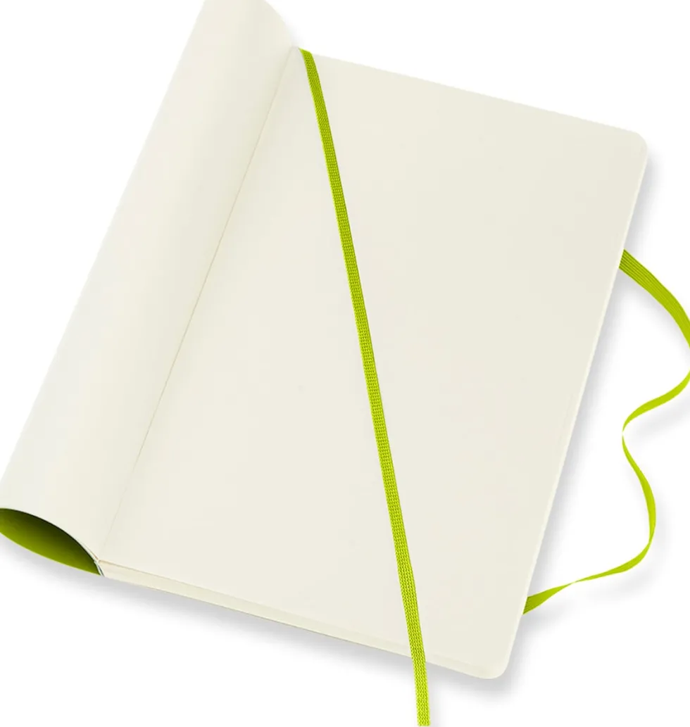 Classic Soft Olinjerad Large Lemon Green