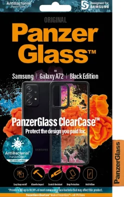ClearCase for Samsung Galaxy A72, Black (AB)