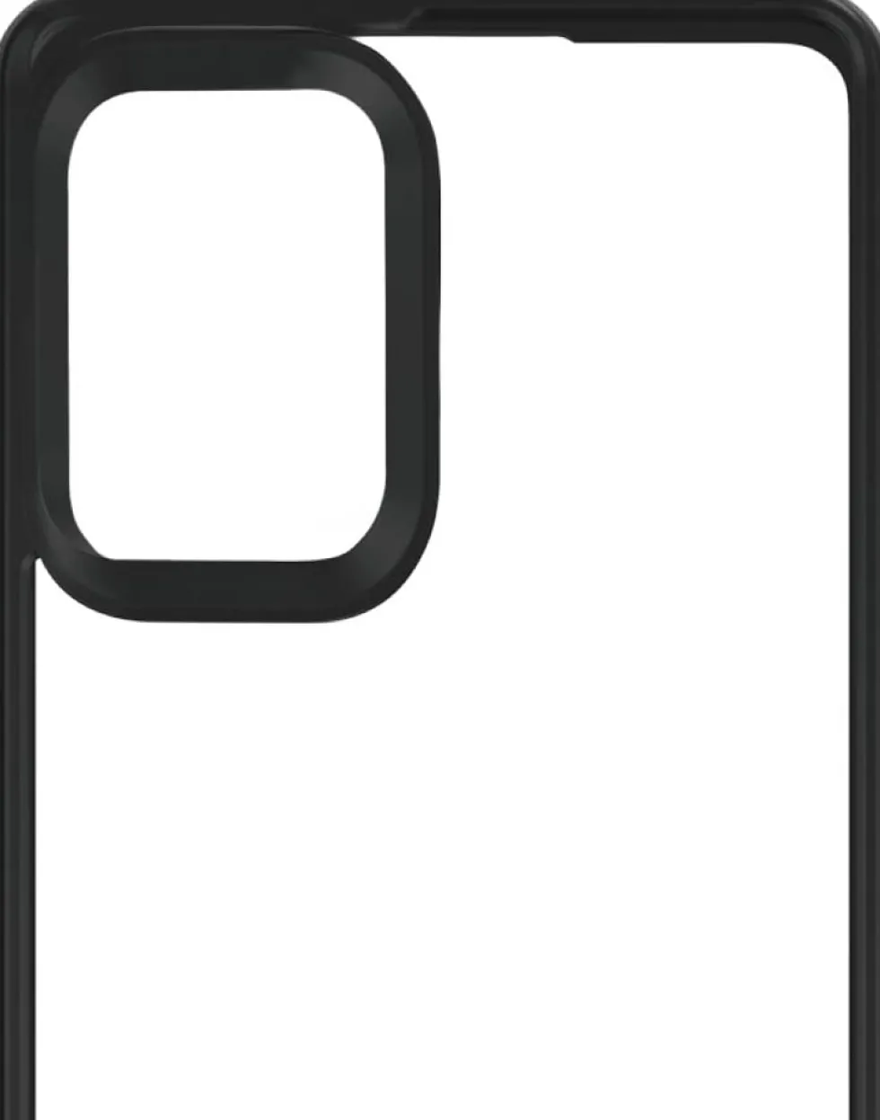 ClearCase for Samsung Galaxy A72, Black (AB)