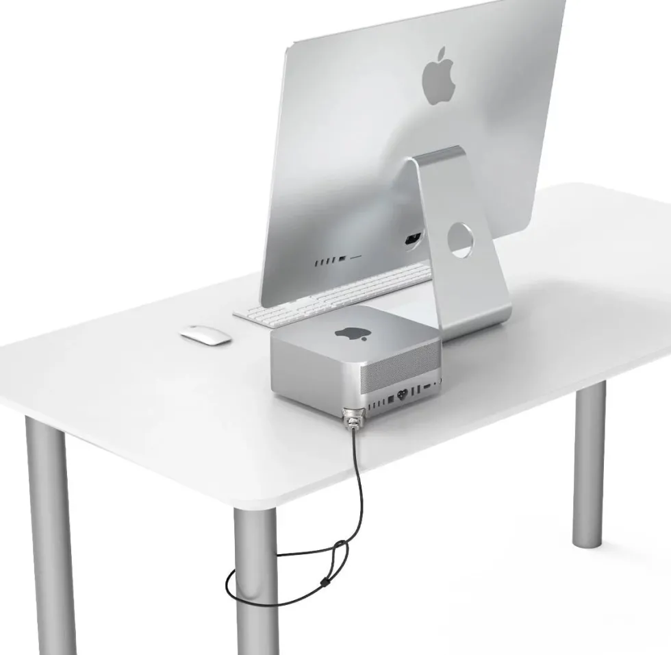 Compulocks Mac Studio Ledge Lock Adapter with Combination Cable
