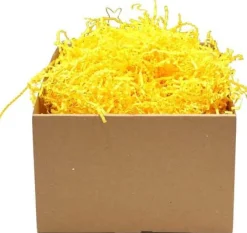 Crinkle craft gula pappersstrimlor 1kg