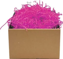 Crinkle craft rosa pappersstrimlor 1kg
