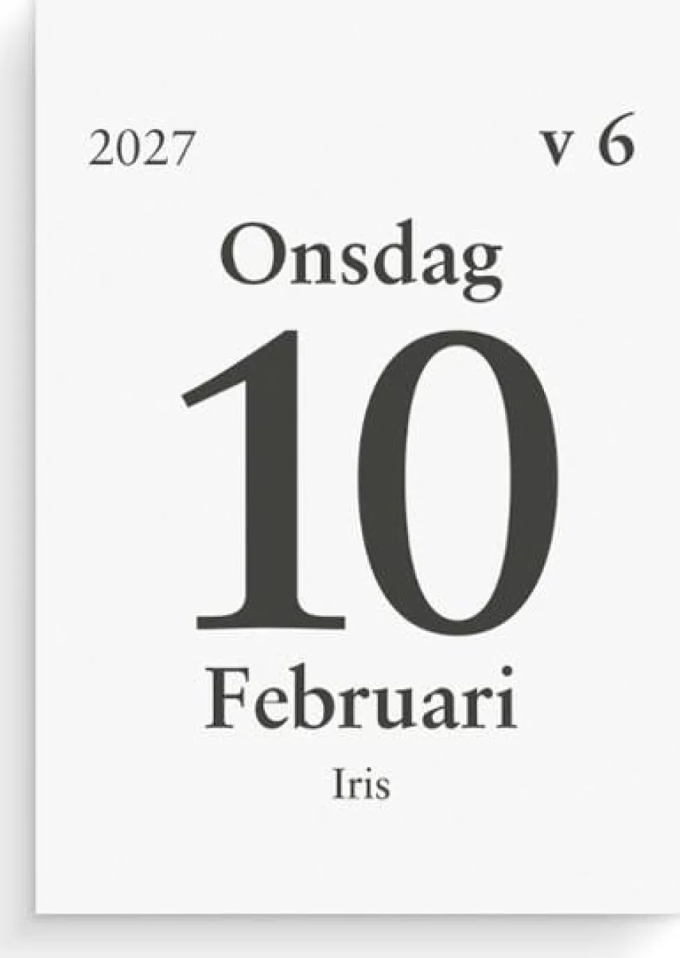 Dagblock Studieåret 26/27