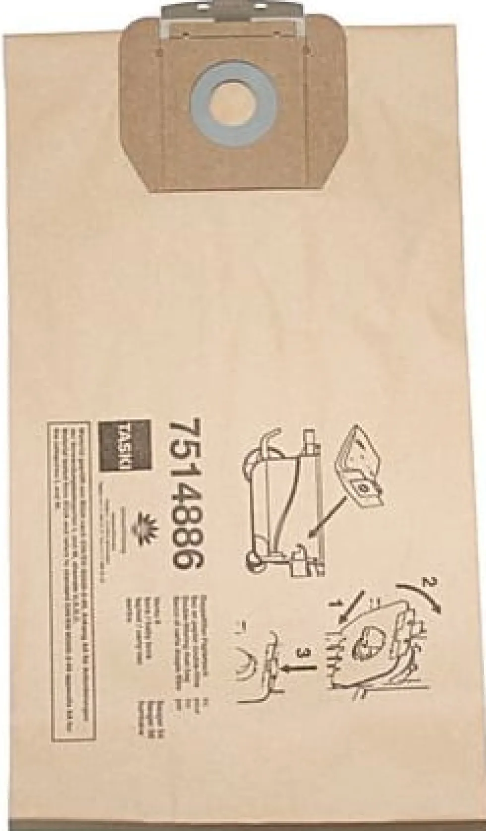 Dammsugarpåse TASKI papper Vento 8 10/FP