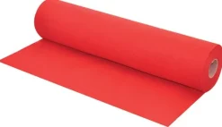 Dekorationsfilt 45cmx5m röd