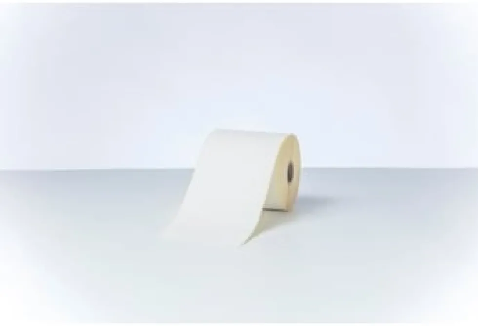 Direct thermal label roll 102 mm continuous, 58 m