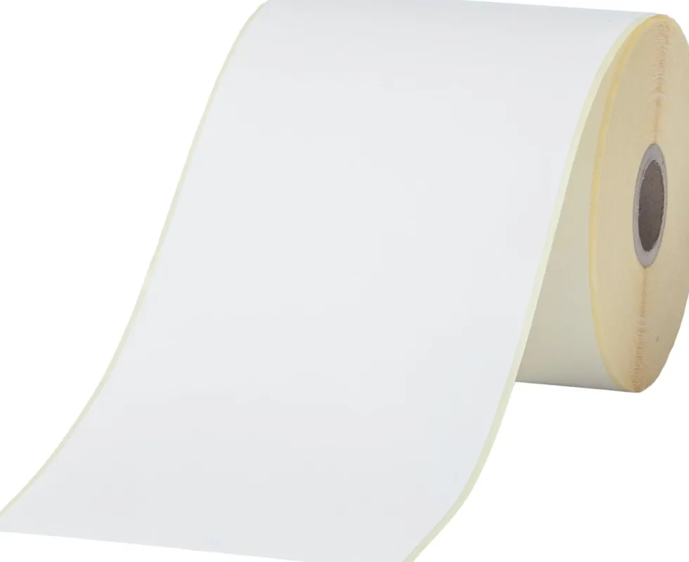 Direct thermal label roll 102 mm continuous, 58 m