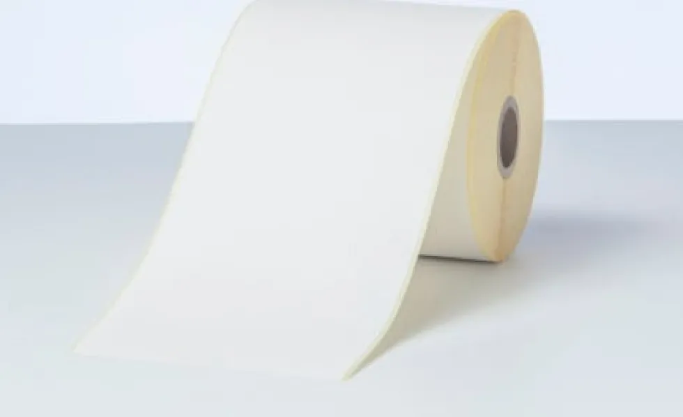 Direct thermal label roll 102 mm continuous, 58 m