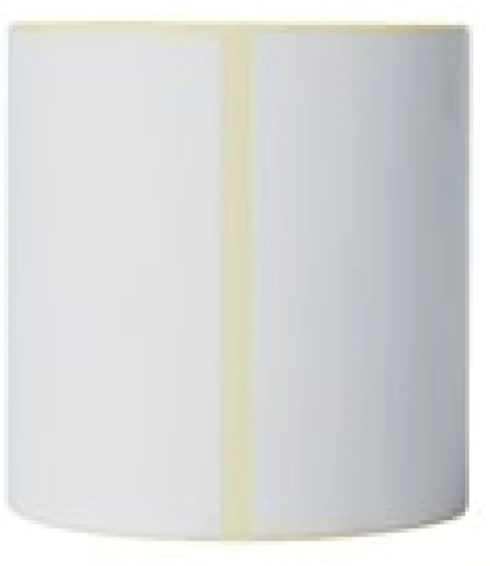 Direct thermal label roll 102 mm continuous, 58 m