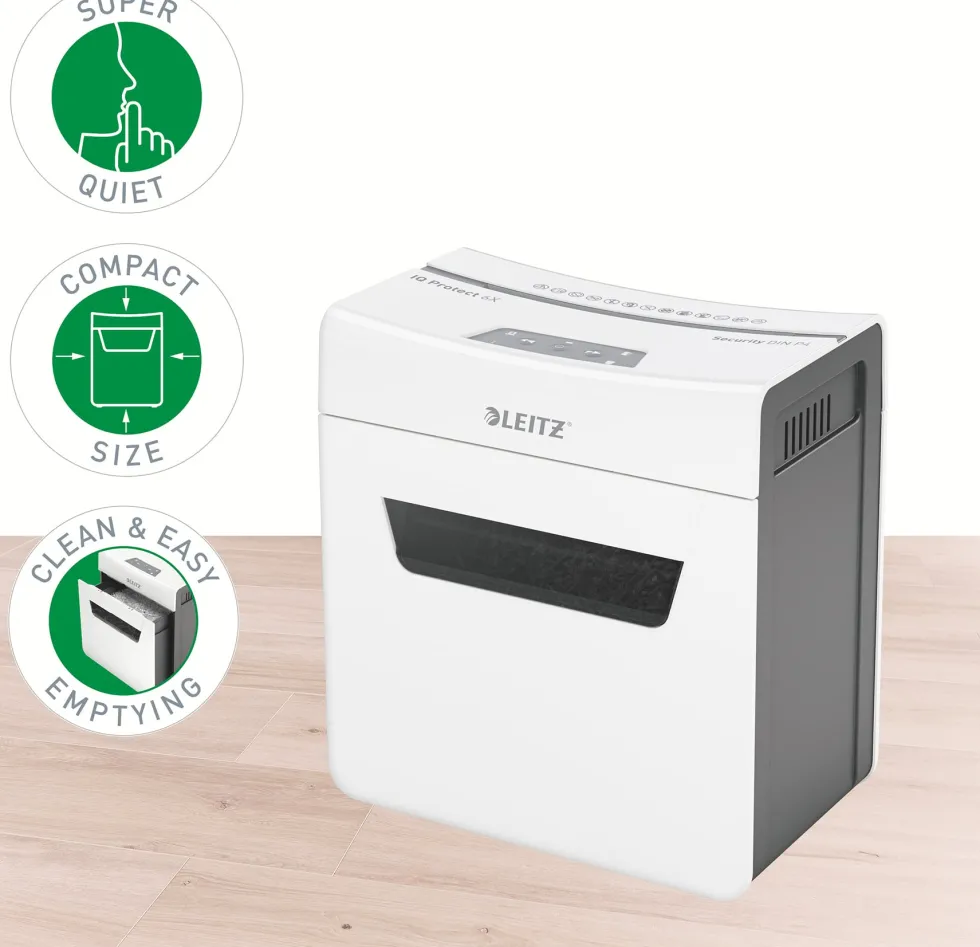 Dokumentförstörare Leitz IQ Protect 6XP4