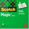 Dokumenttejp Scotch Magic 810 Stor diameter, osynlig, 19mm x 66m