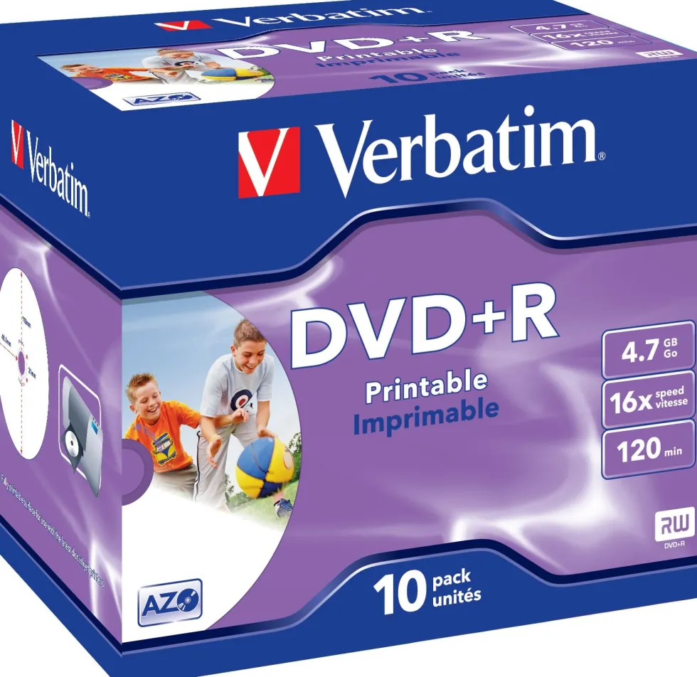 DVD+R 16x 4,7GB printable (10)