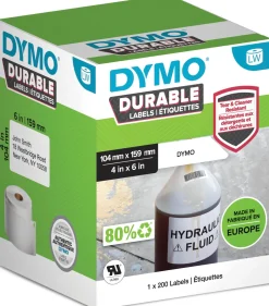 DYMO LabelWriter Durable 104 mm x 159 mm stora fraktetikette