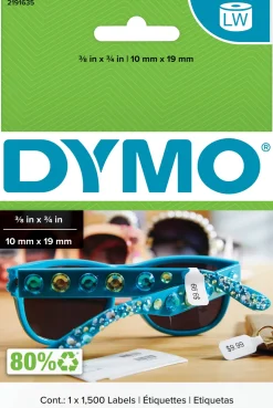 DYMO LabelWriter 10 mm x 19 mm Prisetiketter 1 Rulle x 1500