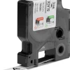 DYMO Rhino Industriell Tejp Krympslang 12mm x 1.5m svart på