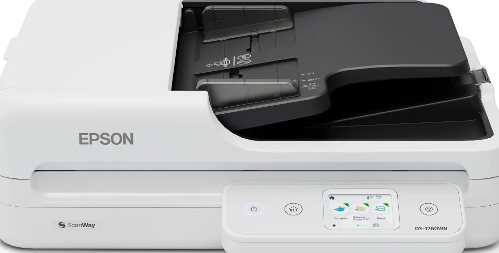 EPSON WorkForce DS-1760WN compact flatbed scanner