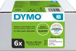 Etikett DYMO Uni. 101x54mm 220/FP