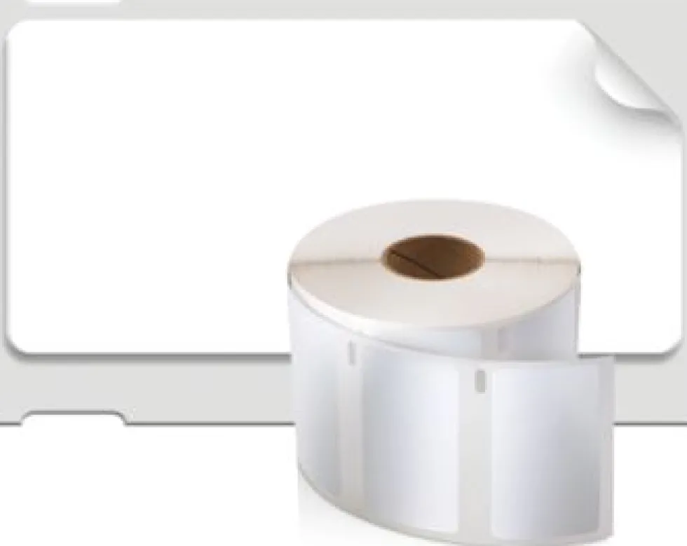 Etiketter Dymo LW Universal, vit, 57x32mm,1000/fp