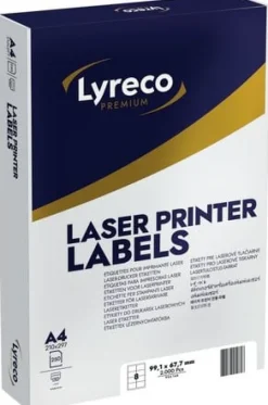 Etikett LYRECO 99,1x67,7mm 2000/fp