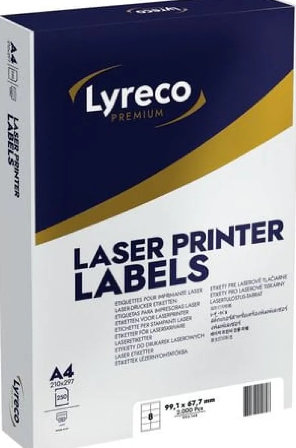 Etikett LYRECO 99,1x67,7mm 2000/fp