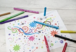 Fiberpenna FABER CASTELL Glitter 8/fp