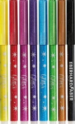 Fiberpenna FABER CASTELL Glitter 8/fp