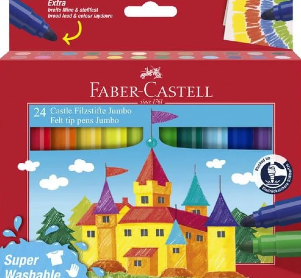Fiberpenna Jumbo FABER CASTELL 24/fp