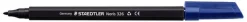 Fiberpenna STAEDTLER 326 1mm Svart