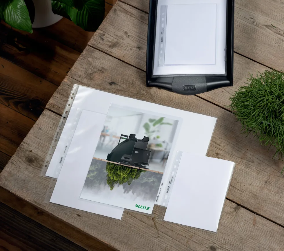 Ficka Leitz Recycle 100my A5 PP 25/fp