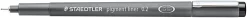 Fineliner pigment liner 0,2mm svart