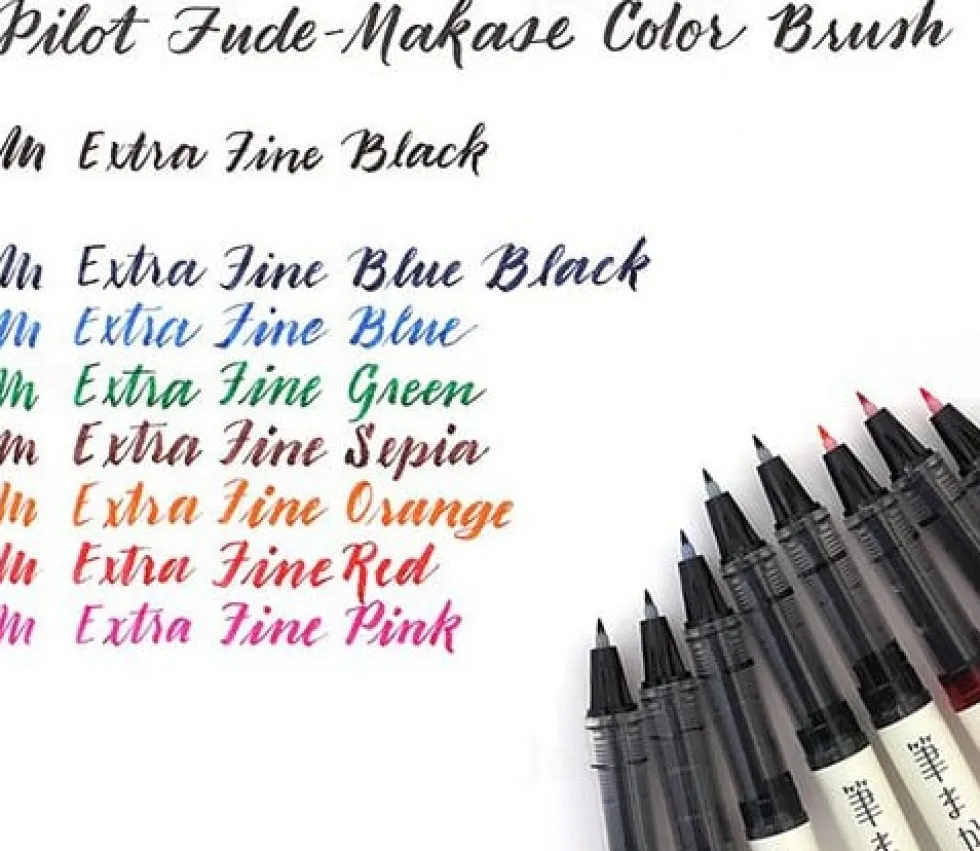Fineliner PILOT Brush pen röd