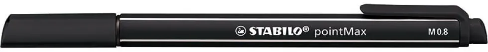 Fineliner STABILO Point Max svart