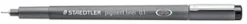 Fineliner STAEDTLER 0,1mm svart