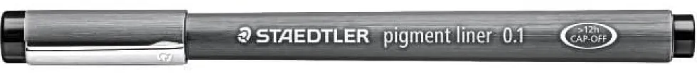 Fineliner STAEDTLER 0,1mm svart