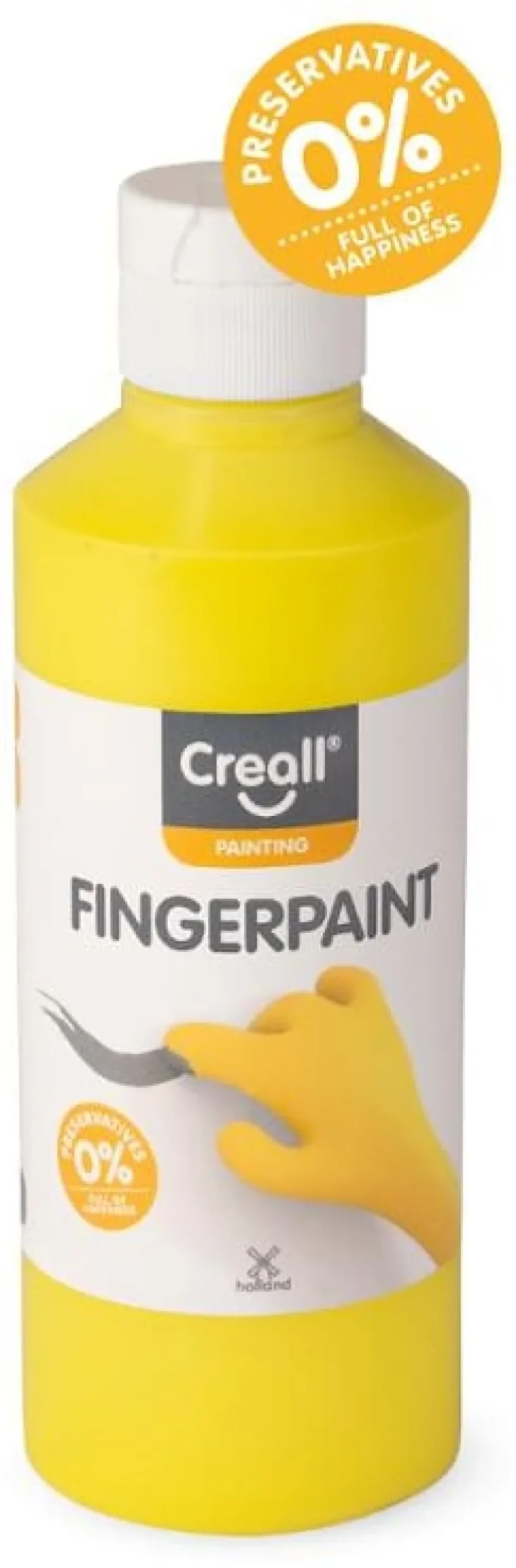 Fingerfärg CREALL 250ml gul