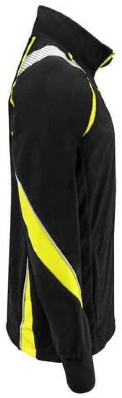 Fleecejacka PROJOB 2328 svart/gul 2XL