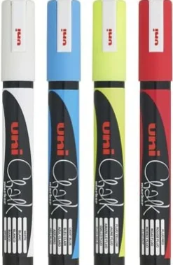 Fönster/Kritfärg Uni Chalk, 4 färger