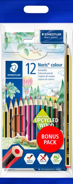 Färgblyertspenna Noris bonus pack ass (14)