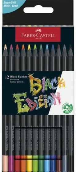 Färgpenna Black Edition 12/fp