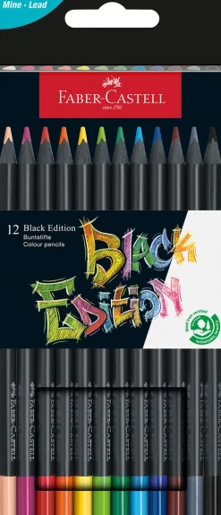 Färgpenna Black Edition 12/fp