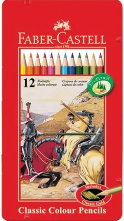 Färgpenna Faber-Castell Classic, 12 färger