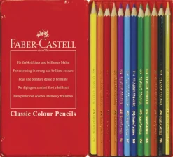 Färgpenna Faber-Castell Classic, 12 färger